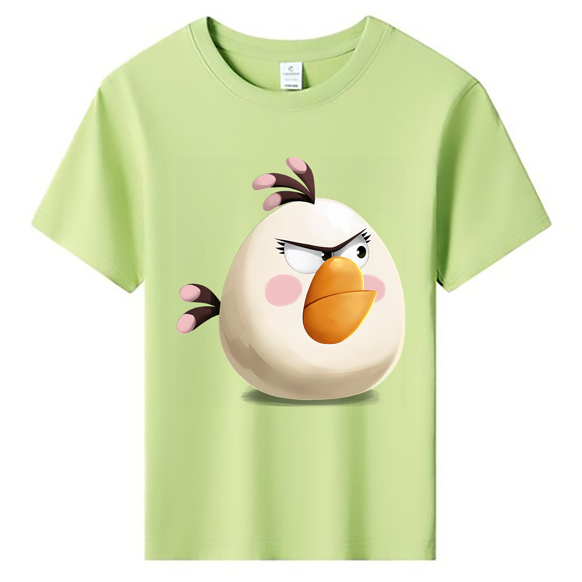（画像用） Angry Birds アングリーバード 綿100％キッズTシャツ（フロントプリント）